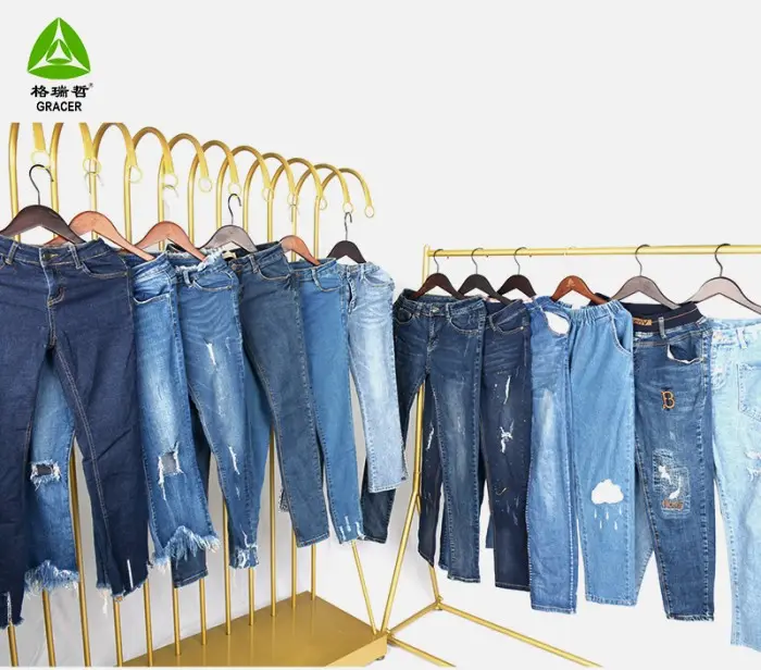 Kopen Tweedehands Kleding Online Pakistan Gebruikt Kleding Jeans Broek Voor Dames