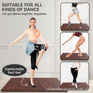 Alfombrilla de madera para práctica de danza, antideslizante, multifuncional, portátil, para patadas, alfombrilla de madera para práctica de danza de mano. - Product Image 4