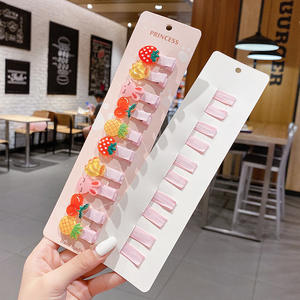 10 pezzi dolce <span class=keywords><strong>accessori</strong></span> per <span class=keywords><strong>capelli</strong></span> per bambini carino cartone animato copricapo bambino frangetta forcina colorata per <span class=keywords><strong>capelli</strong></span> Set per il bambino - Product Image 2