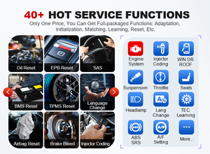 MaxiPRO MP900E DoIP CAN-FD Coding 3000+ บริการแบบสองทิศทาง 40+ รายการบริการ ระบบปฏิบัติการ Android อุปกรณ์ทำความสะอาดหัวฉีดน้ำมันเชื้อเพลิง เครื่องมือ FCA SGW - Product Image 3