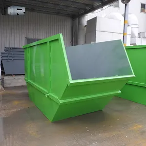 涂有防腐材料废物箱机架金属废料油漆工业垃圾箱跳过料箱-9