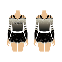 Uniformes All- Star de filles OEM personnalisés Tenues de compétition de danse sur scène bon marché Techniques imprimées Tenues de compétition de Cheer