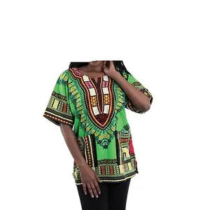 Vestido africano feminino plus size de cera curto, vestido africano com manga curta de algodão ancara real cera 2021