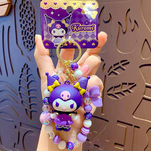 Porte-clés, pendentif de sac, bracelet, modèle de figurine de dessin animé authentique et créatif avec perles ZC-1-810 - Product Image 2