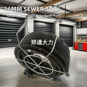 Tiện lợi 30 mm * 20m thép mùa xuân cống sạch hơn cống tay đẩy hộ gia đình làm sạch công cụ & phụ kiện - Product Image 3