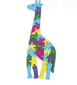 Wooden 3D Jigsaw <strong>Animal</strong> Puzzle Toys Children Preshcool Education Children's Puzzle <strong>Alphabet</strong> <strong>Letter</strong> Matching <strong>Animal</strong> Puzzle Toys - Product Image 2