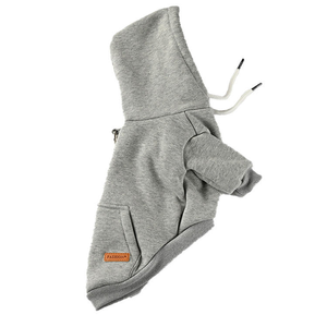 Sweat à capuche d'<span class=keywords><strong>hiver</strong></span> en polyester confortable pour animaux de compagnie avec trou de laisse Pull à la mode pour les petites races pour les promenades en plein air - Product Image 6
