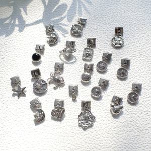 Italian Module Pendant Cross-Border Hot Selling DIY Elastic Stainless Steel Bracelet Free <b>Stitching</b> Fashion <b>Charm</b> Bracelets - Product Image 3