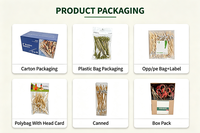 Prix de gros – Piques décoratives alimentaires biodégradables durables en bambou jetables