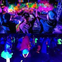 Projecteurs LED UV en alliage d'aluminium 100W, scène, discothèque, KTV, mariage, fête, éclairage DJ, contrôle DMX RDM, stroboscope, lavage, éclairage de scène