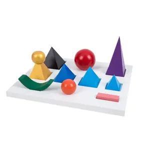 مونتيسوري-ألعاب خشبية برموز قاعدية صلبة