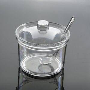 批发丙烯酸茶咖啡糖罐罐用勺子设置 - Product Image 2