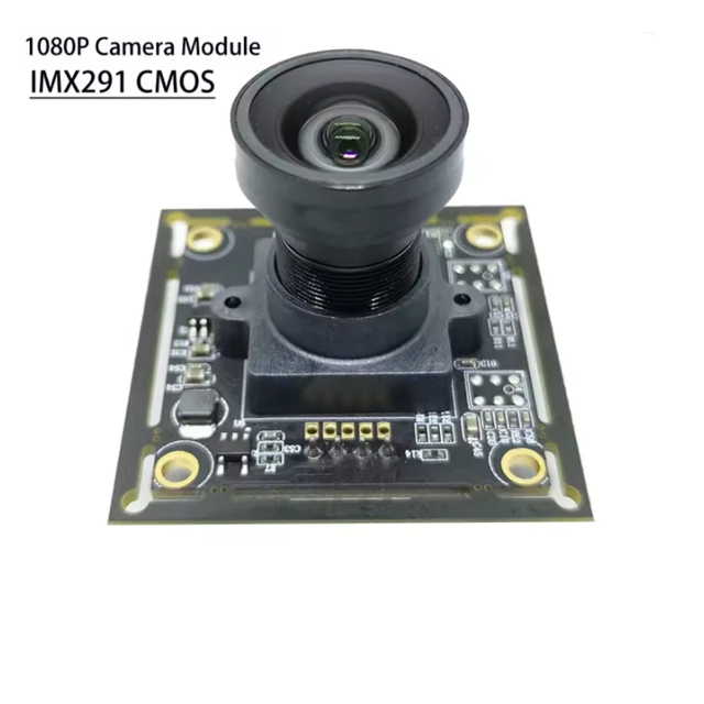 1080p Camera Module 2MP CMOS IMX291 WideAngle 130 Degree NoDistortion USB2.0 UVC Plus and Play for Usb Industrial Vision Camera