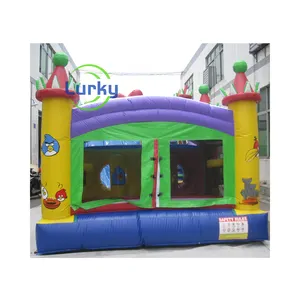 Casa de salto inflável comercial popular combo corrediça inflável Elfin Bouncer para venda