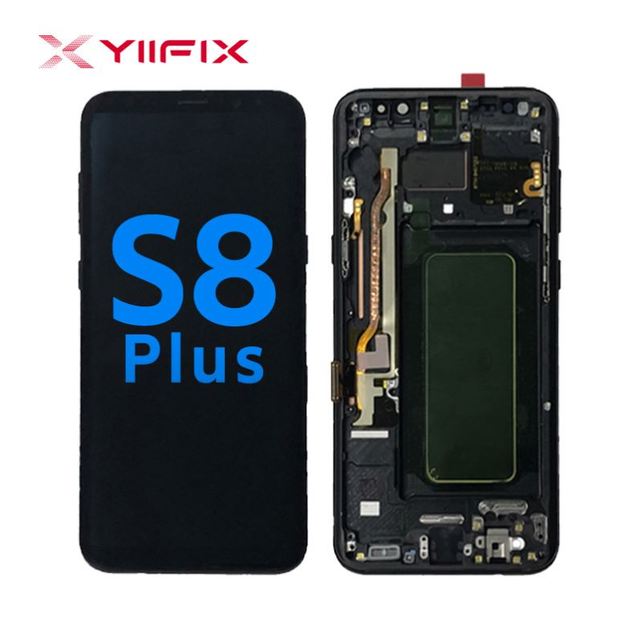 Wholesale Screen LCD for samsung Mobile Phone Lcds for samsung galaxy S8+ S8 Plus with Frame Original Size Display Replacement