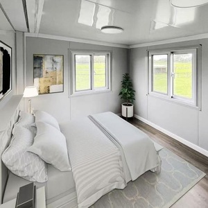 Casa Prefabricada Portátil de Acero Modular Moderna de Lujo de 20 pies, 2 Dormitorios, Cocina y Baño, Lista para Habitar, Expandible - Product Image 6