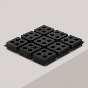 แผ่นรองกันสั่นสะเทือนยี่ห้อ Easyflex ขนาด 3/4 นิ้ว x 18 นิ้ว x 18 นิ้ว สำหรับอุปกรณ์อุตสาหกรรมและเครื่องจักร - Product Image 1