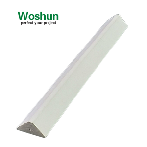 Woshun PVC Foam Fillet PVC Chamfer Plastic Chamfer Plastic Profiles Pe Plastic Chamfer Pe Edge <strong>Trim</strong> Cement Pe Corner Edge <strong>Trim</strong> - Product Image 5