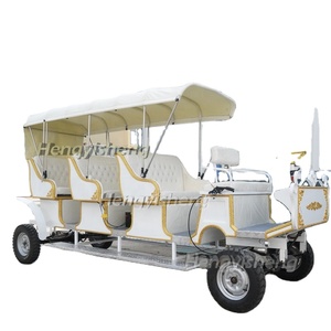Carruaje de caballos turístico blanco personalizado modelo eléctrico chino económico - Product Image 3