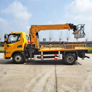 Hot Bán Howo Chất Lượng Cao Xe Tải Gắn Cần Cẩu Cantilever Di Động Kính Thiên Văn Boom Loại 8 Tấn Xe Tải Cần Cẩu Cho Xây Dựng - Product Image 5