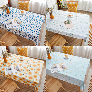 Peach Fruit PVC <strong>Waterproof</strong> <strong>Table</strong> <strong>Cover</strong> Protector Digital Printed Plastic Tablecloth for Home Decoration - Product Image 3