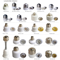 Adaptateur de convertisseur de support de lumière de conversion E14 à E12 Adaptateur de support de lampe Convertisseur de prise E12 à E14 Accessoire d'éclairage