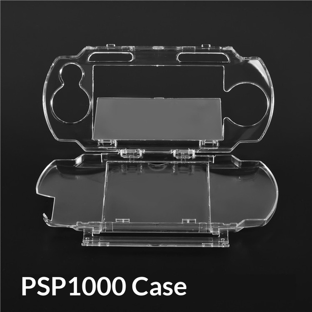 Factory Direct Sale PSP1000 Crystal Shell Case PC Material Protection Transparent Cover for Sony PSP 1000 Protective Case