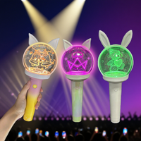 Bâton lumineux en acrylique/plastique avec logo personnalisé, 15 couleurs, télécommande LED, lumière de fête, mariage, anniversaire, Pâques, Noël