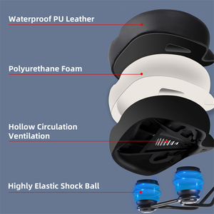 WEST BIKING – <span class=keywords><strong>selle</strong></span> de vélo <span class=keywords><strong>souple</strong></span>, confortable en cuir, <span class=keywords><strong>vtt</strong></span>, coussin <span class=keywords><strong>souple</strong></span> - Product Image 3