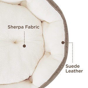Lit pour chien et chat en peluche de luxe, design tendance, imperméable, chaud et de haute qualité, vente chaude d'hiver - Product Image 4