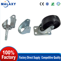 Support de fourche pivotante universel robuste en acier inoxydable pour chariot industriel, équipement médical et pièces de quincaillerie