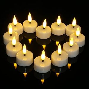 3D Real Flame Home Decoration Battery Operated Led Candle Flameless Led Tealight Candle - Product Image 1
