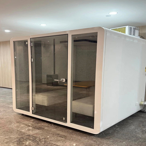 Cabine insonorisée modulaire pour bureau, poste de travail privé, cabine silencieuse pour enregistrement à domicile, réunion, réduction du bruit, montage facile - Product Image 2