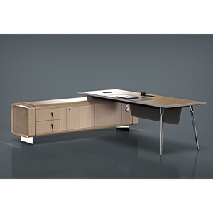 Modern Office Furniture L Shape MDF Executive <b>Desk</b> Office <b>Table</b> Boss Executive <b>Desk</b> Factory Price Commercial Office Furniture - Product Image 4