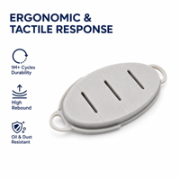 Clavier électronique à distance en caoutchouc de silicone pour appareils électroménagers, bouton à contact carbone