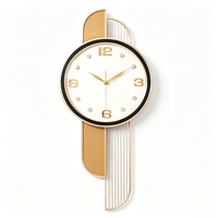 Reloj de Pared de Cuero, Reloj de Pared Artístico con Forma de Reloj, Decoración de Moda
