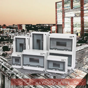 Boîtier de distribution extérieur étanche en plastique ABS HT2, niveau de protection IP65, boîtiers pour instruments électroniques HT-8 voies - Product Image 2