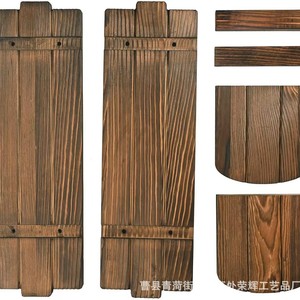 <b>Wooden</b> Wall Mounted Candle Holder <b>Rustic</b> Style Rectangle Living Room Decoration Shelf For Candle Or Plant - Product Image 4