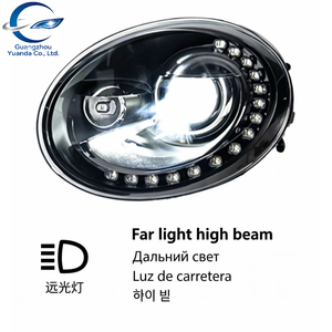 Conjunto de Faros Delanteros para VW Beetle 2013-2018, Diseño Mejorado, Faros LED de Lágrima con Lente de Proyector, Accesorios Populares - Product Image 2