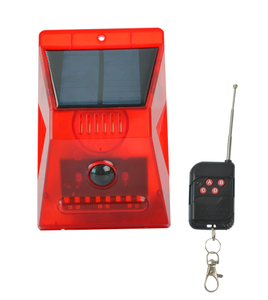 Antirrobo y antirrobo Cuerpo Humano detección control remoto N911C Luz de alarma solar - Product Image 1