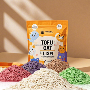 Approvisionnement d'usine chat sable facile <span class=keywords><strong>Scoop</strong></span> 6L faible poussière antibactérien naturel café tofu litière pour chat