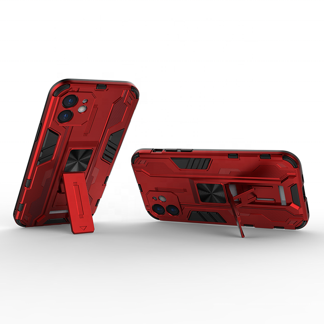 Hot Sale Kickstand Phone Protect Case Car Magnetic Bracket Shockproof Back Cover for iPhone 11 12 Pro Max