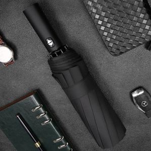 <b>Windproof</b> Waterproof Auto Open Close Portable Travel Xiaomi 3 Folding <b>Umbrella</b> With Long Handle - Product Image 3