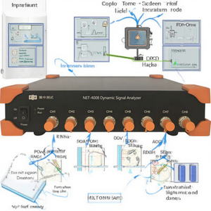 Analyseur de signal dynamique multicanal, instrument de test compatible avec divers transducteurs, analyseur de signal de vibration - Product Image 3