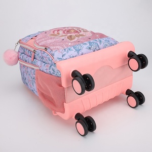 OEM Universal Wheel School Trolley <strong>Bag</strong> for Girls Wholesale Factory Direct Travel <strong>Roller</strong> <strong>Bag</strong> with Zipper Closure Student Backpack - Product Image 5