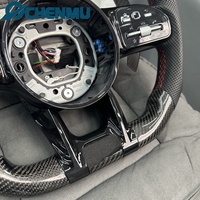 Volant en fibre de carbone personnalisé pour Mercedes-Benz AMG C E S G-Class W204 W205 W222, y compris les modèles G500 G55 G63 S500
