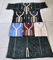 Kaftan Nigérian CCY 2026, Kanzu Marocain Brillant, Jubba Islamique, Thobe Burkina Faso, Robe Boubou, Jalabiya pour Hommes avec Broderie Dorée