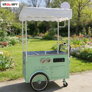 Vélo de livraison de nourriture de rue à 3 roues, remorque à crêpes, chariot à glace et à café de haute qualité - Product Image 5