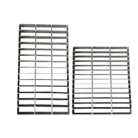 Grille de protection durable en acier inoxydable et acier galvanisé pour système de drainage au sol, résistante à l'eau et anti-corrosion