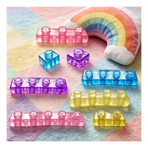 Kit de construction en briques de gelée pour tout-petits, adapté aux garderies, couleurs vives, pour l'empilage, le jeu et l'apprentissage - Product Image 3